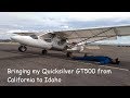 Bringing my Quicksilver GT500 airplane from California to Idaho