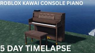 Building a Working Piano 5 Day Timelapse - Roblox screenshot 5