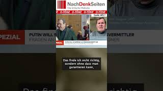 SPD-Politiker Stegner: „Putin beim Wort nehmen“ | NDS