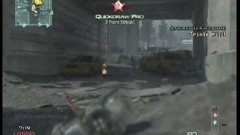 MW3- MP7 Two Triples In A Row!