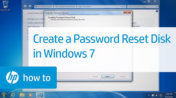 Creating a Password Reset Disk for Local User Accounts in Windows 7 | HP Computers | HP Support