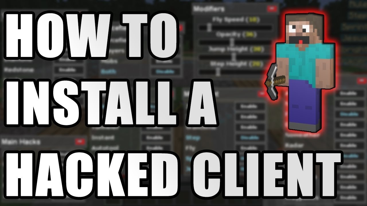 how to install hack clients minecraft