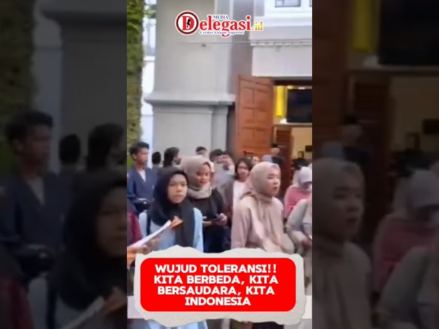 Wujud Toleransi!! Kita Berbeda, Kita Bersaudara, Kita Indonesia. #katolik