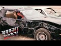 Kitt destroyed by the juggernaut  knight rider