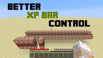 Commandblocks: Better XP bar control