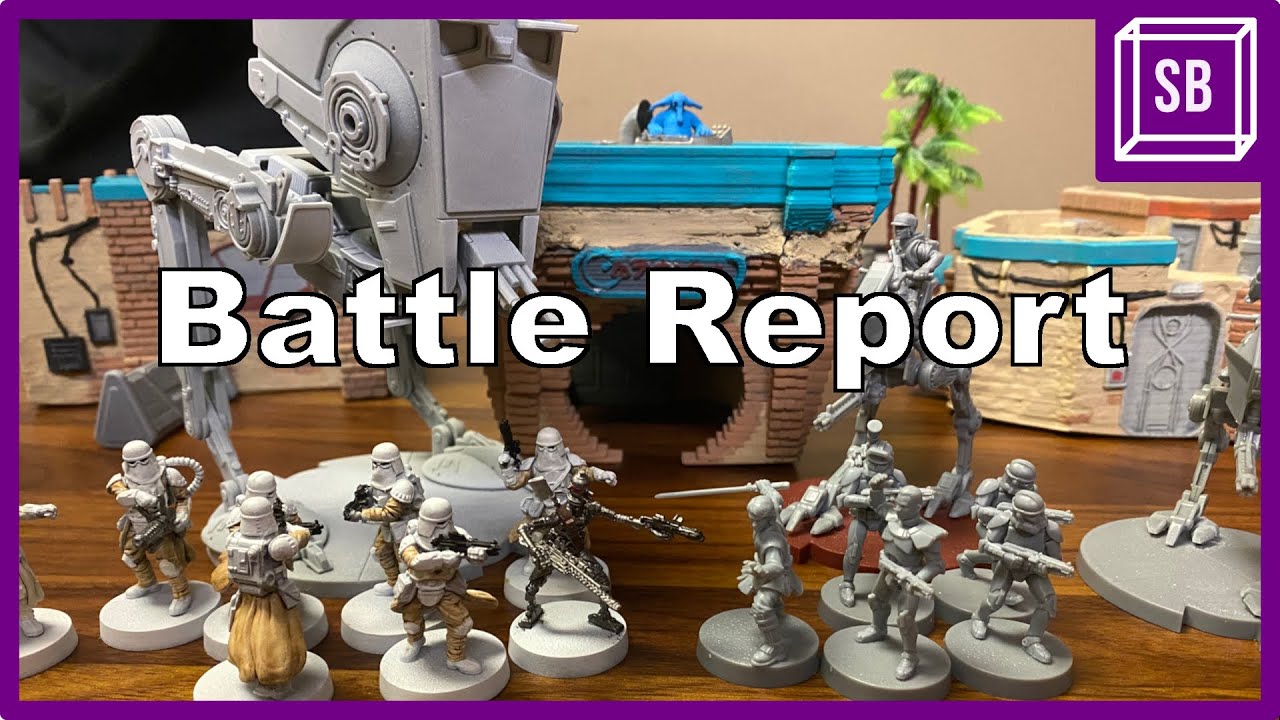 Star Wars Legion: Battle Report 6 - IG-88 and Empire vs. Anakin and Clones