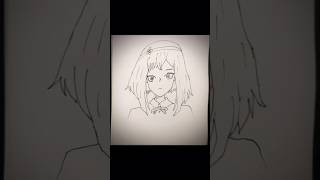 كيف أرسم فتاة أنمى/أرسم أنمى/تعلم الرسم #drawing #الرسم #تعليم #anime #youtube