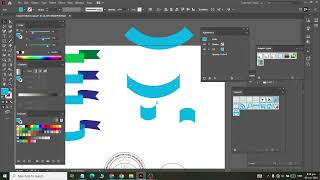 Adobe Illustrator How to Create Ribbon for Nah Logo Different Styles