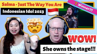 Salma - Just The Way You Are (Bruno Mars) | INDONESIAN IDOL 2023 REACTION!🇮🇩