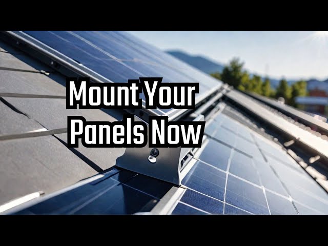 Solar Panel Mounting Bracket @EcoWorthySolar