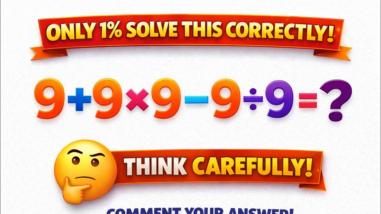 only 1% solve this correctly!#shortfeed #mathchallenge - YouTube