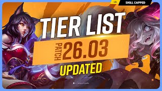 Download Lagu NEW UPDATED TIER LIST for PATCH 26.03! - League of Legends MP3