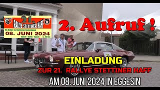 2. Aufruf zur 21. Rallye Stettiner Haff am 08. Juni 2024