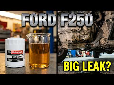 Ford F-250 6.7L DIESEL....Oil change..Found something bad!!! 60,000 Kilometres