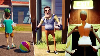 All Hello Neighbor Cutscenes in Old Style by Gaming with ACK 11,837 views 10 days ago 6 minutes, 44 seconds