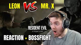 HE'S BACK?! LEON vs Mr. X in Resident Evil Requiem REACTION + BOSSFIGHT