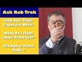 How Flashes Work, Using Gels, and the old Movie + Photo Mode:  Ask Rob Trek ep.397