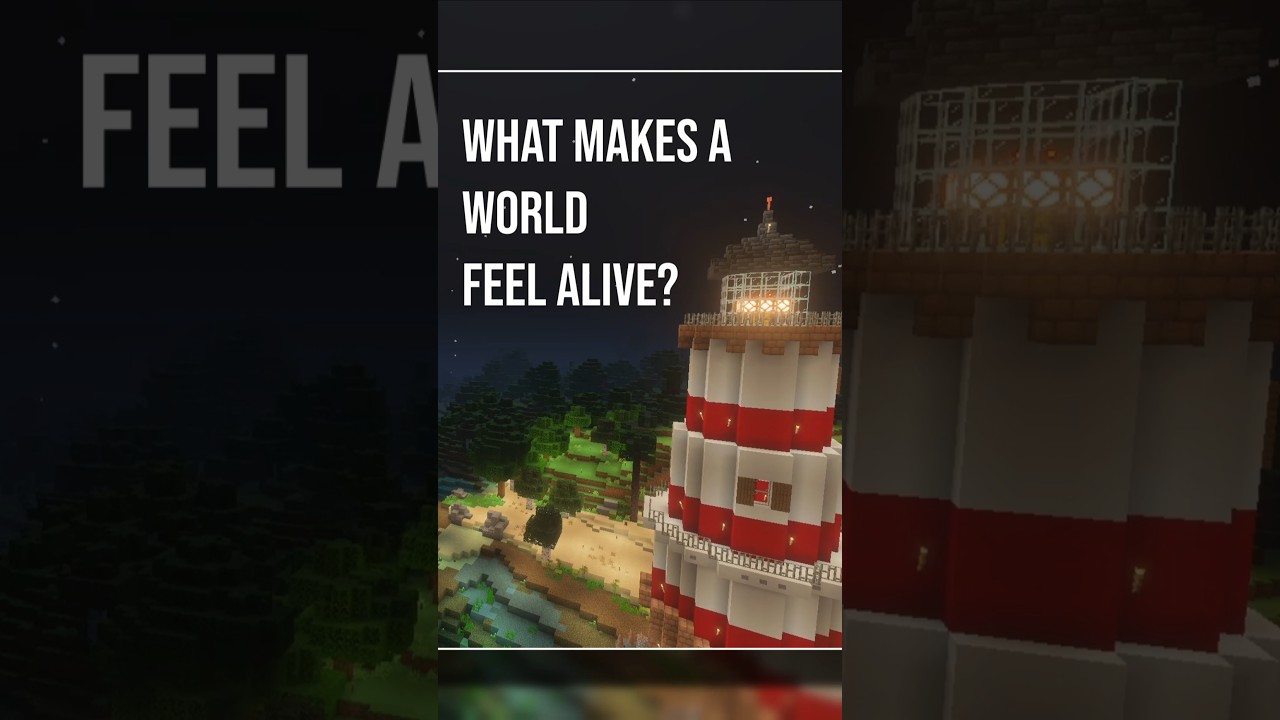 What Makes A Minecraft World Feel Alive? #minecraft #foreverworld