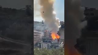 Hezbollah Weapons Cache Explodes