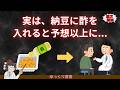 【納豆に酢、事件です】それで一体何が変わる？体への影響と注意点をゆっくり解説。