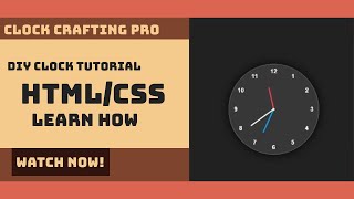 How to make a wall clock using #HTM , #CSS and #javascript very #interesting and #simple screenshot 1