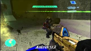 Halo CE Probando Mapa Rat Race Flood Con Guardiane