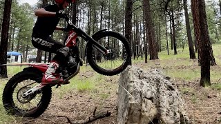 Moto Trials in Jones Crossing Arizona #motorcycles #mototrials #trialsriding