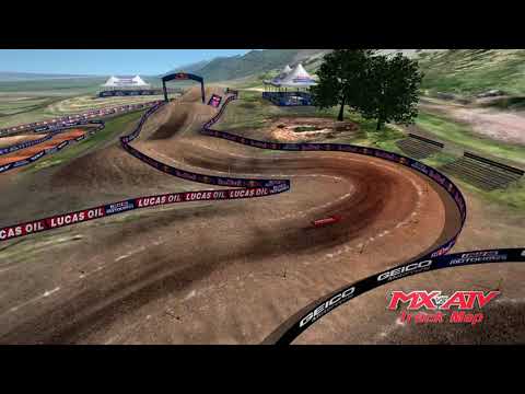 2018 Thunder Valley Motocross track map