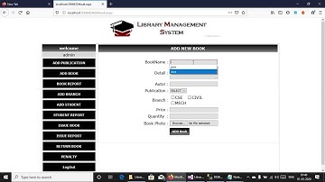 Library Management System Project in ASP.NET | Free Source Code