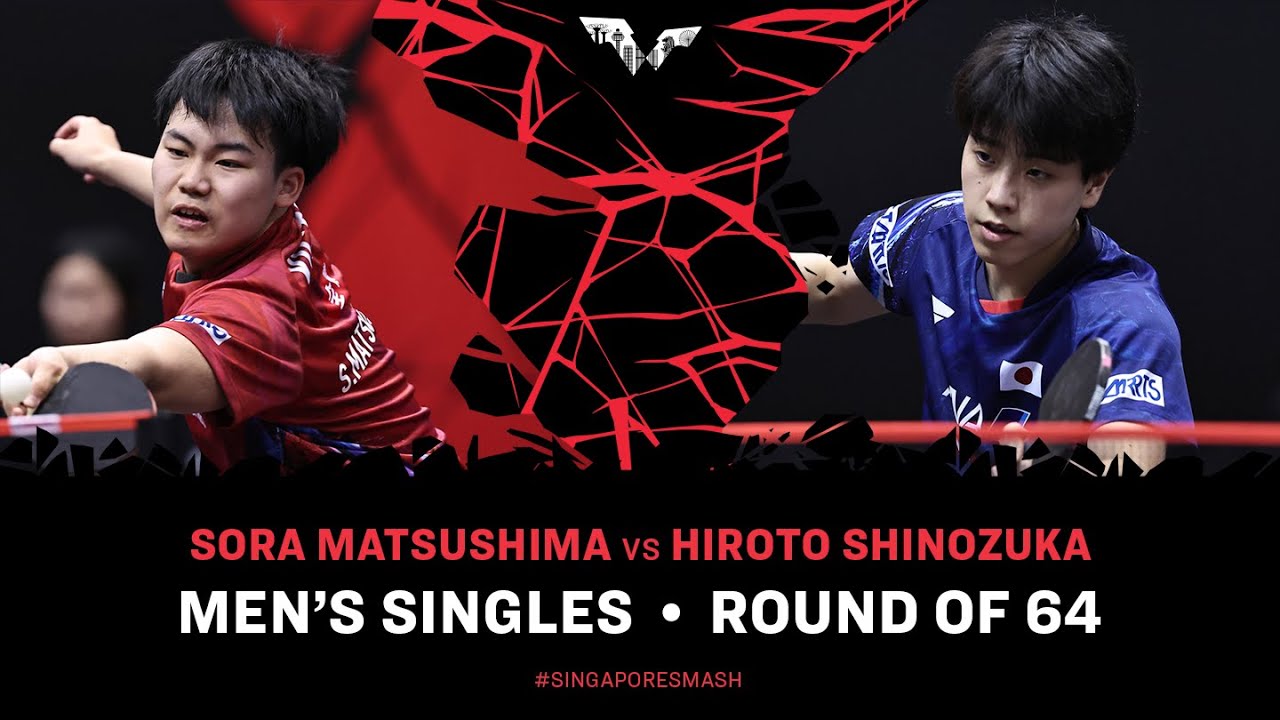 Sora Matsushima vs Hiroto Shinozuka | MS R64 | Singapore Smash