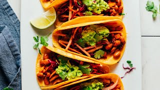 Smoky BBQ Bean Tacos (Vegan, GF) | Minimalist Baker Recipes