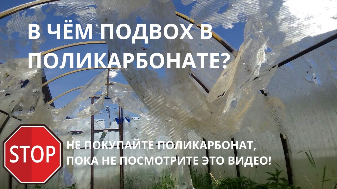 Какой поликарбонат купить для теплицы? Как выбрать теплицу из поликарбоната. Часть 2.