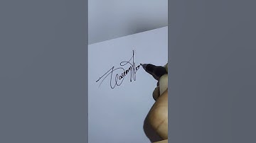 Waseem Akram name signature #shortsfeed #shorts