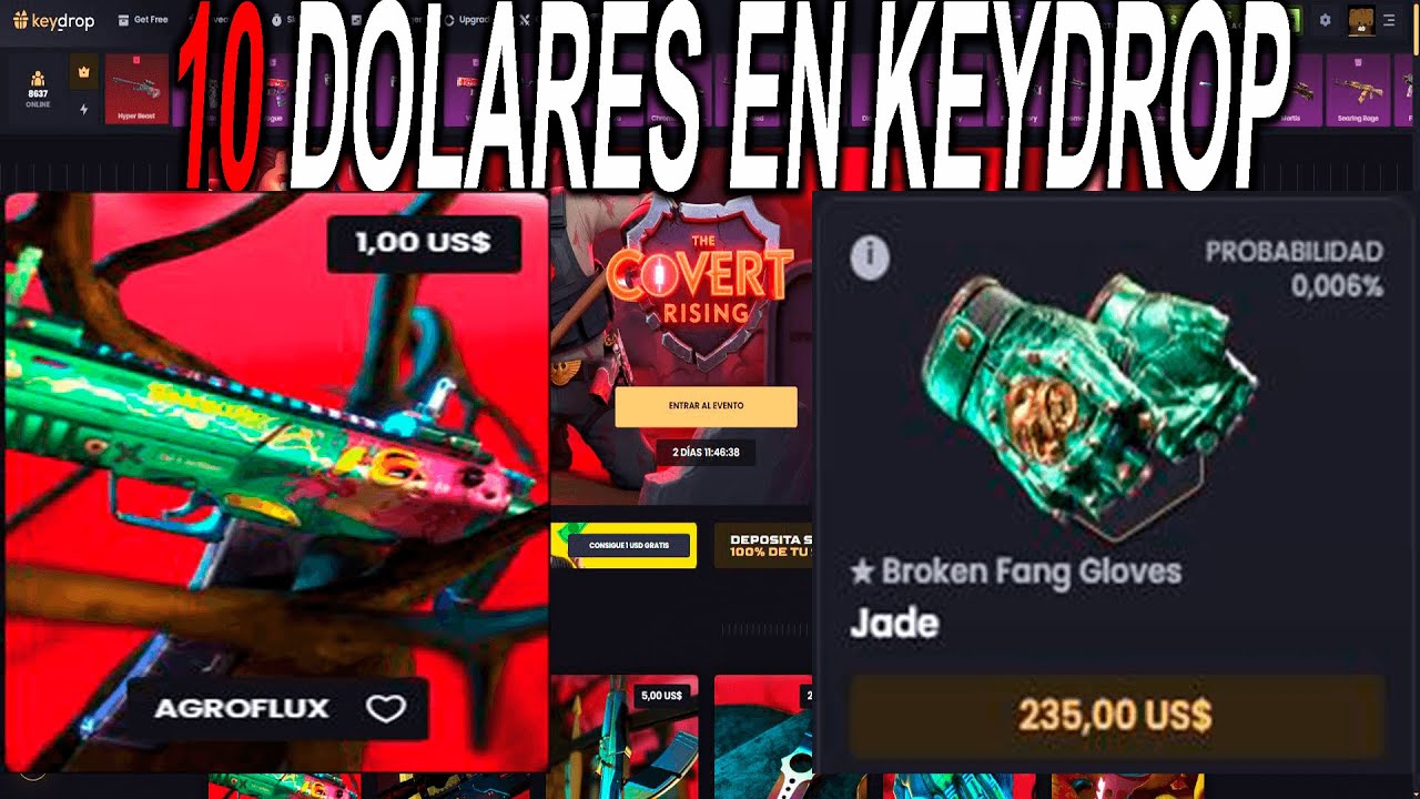 10 Dólares en Keydrop, Vale la pena las cajas en modo préstamo? P2