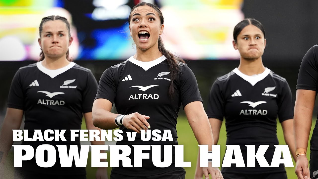 The Most Passionate HAKA Ever? | Black Ferns vs USA