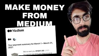 MAKE MONEY FROM MEDIUM THROUGH ARTICLE WRITING