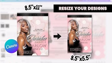 How to resize your designs on Canva| How to Use Canva |Canva Tutorial|DIY Templates #canvatutorial