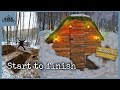 A dugout in the woods. From start to finish