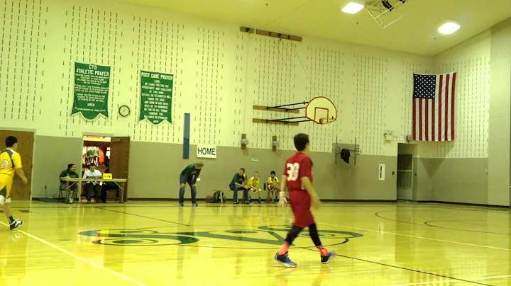 12 year old makes half court buzzer beater