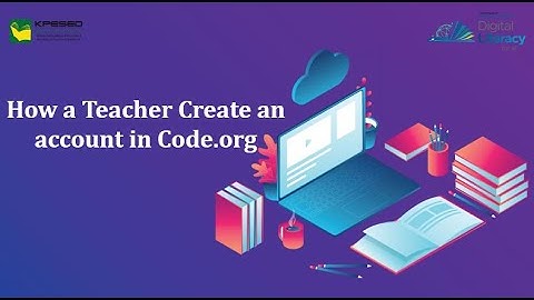 Teacher account  creation in code.org