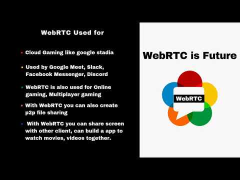 What is WebRTC 4 of 34 - Build a live video chat Using WebRTC, PHP, JS