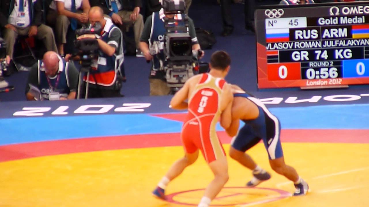 Roman Vlasov ( Russia)-Arsen Julfalakyan ( Armenia).Greco-Roman Wrestling Mens' 74