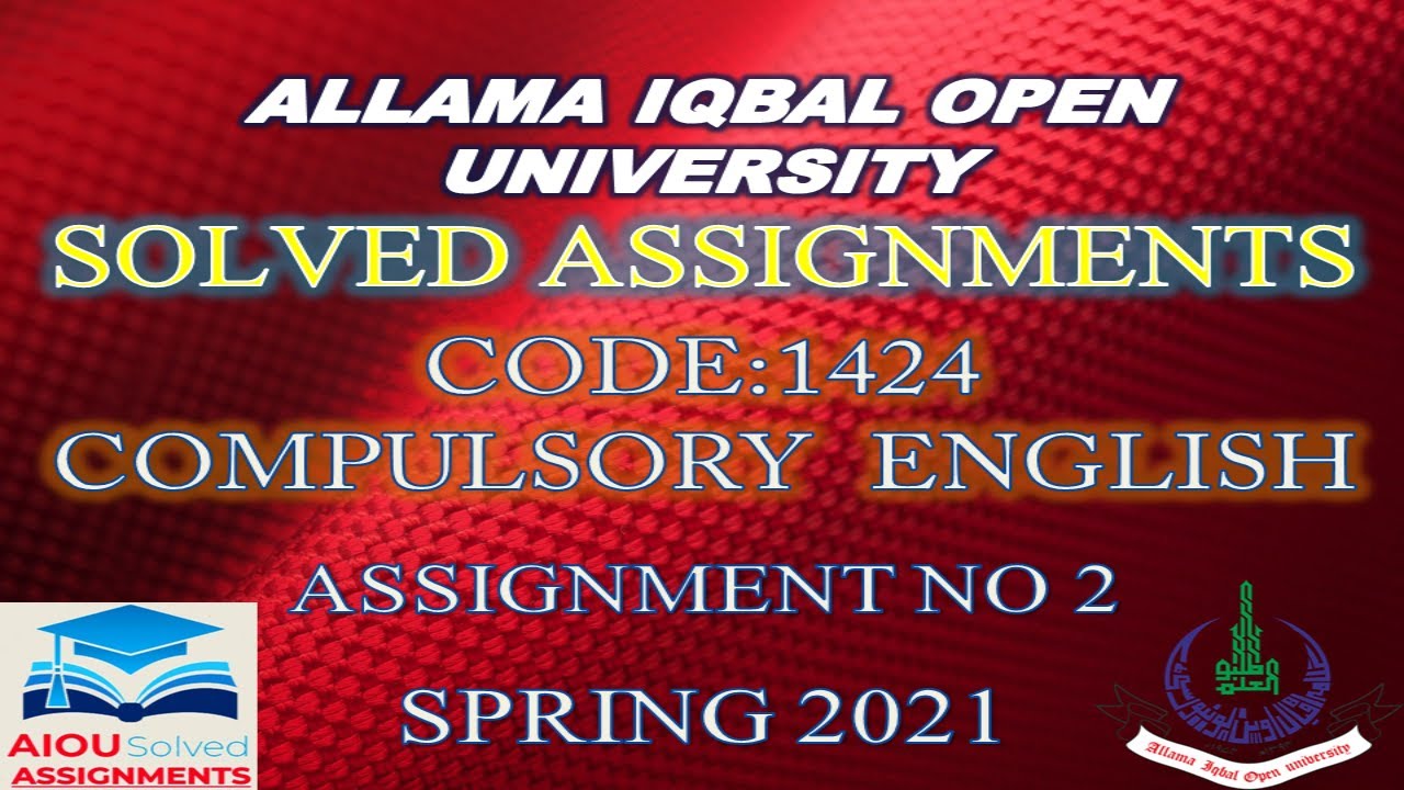 aiou solved assignment of ba spring 2021