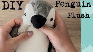 Adorable Penguin Plush DIY Tutorial | Easy| Make Your Own Soft Toy| Pattern Available screenshot 5