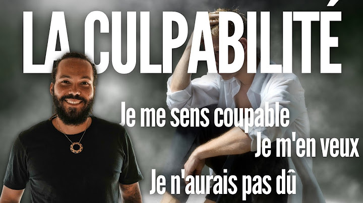 LA CULPABILITE