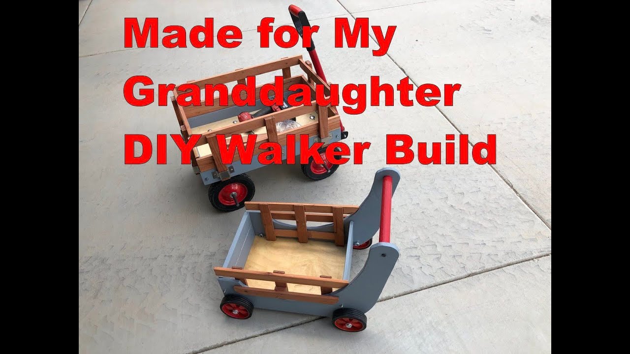 Handmade Baby Walker | DIY Woodworking Gift for My Granddaughter - YouTube
