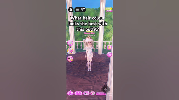 Which hair colour looks the best with this outfit!! #roblox #dti #hair #colors #dresstoimpress