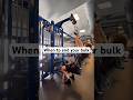 When to end your bulk