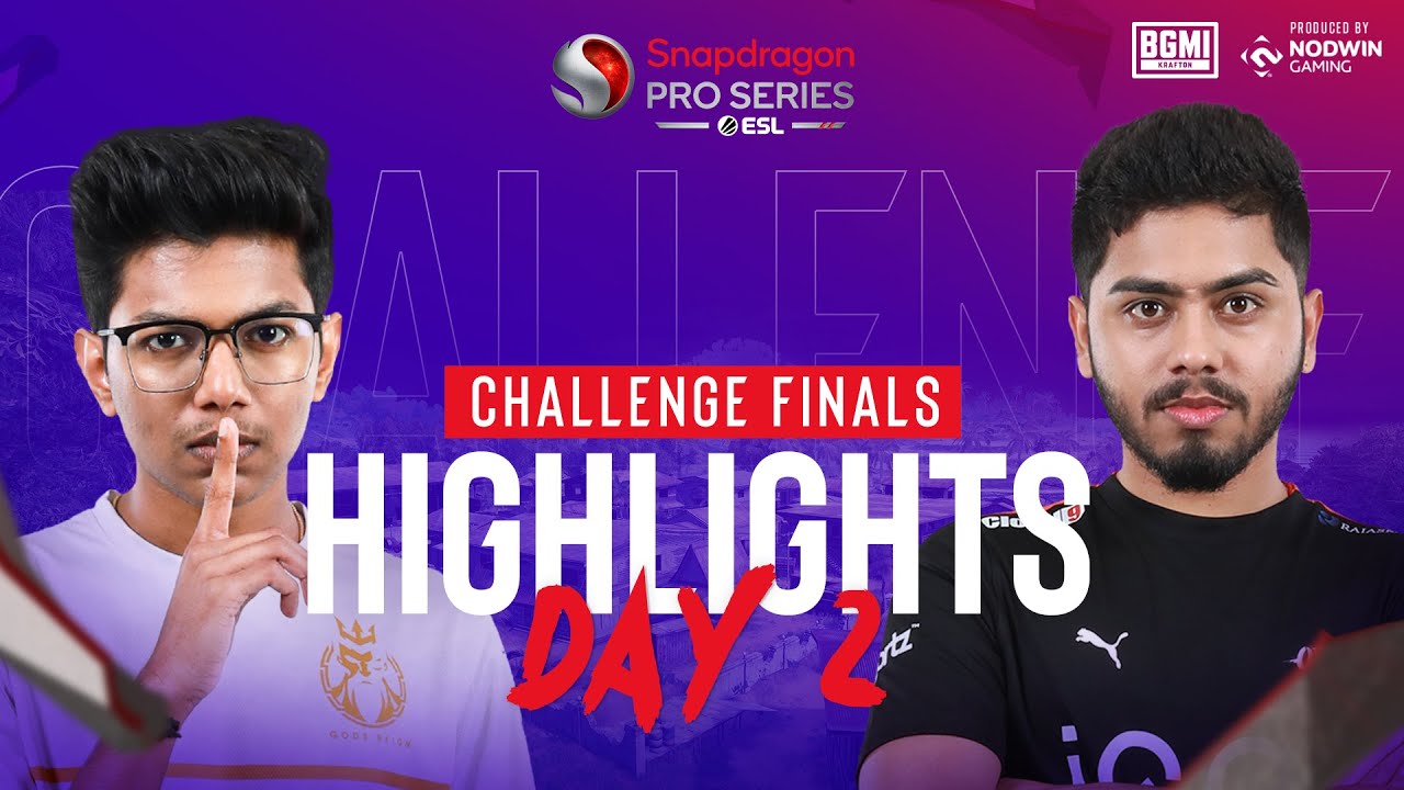 [Highlights] - BGMI Snapdragon Pro Series Challenge Finals Day 2 - YouTube
