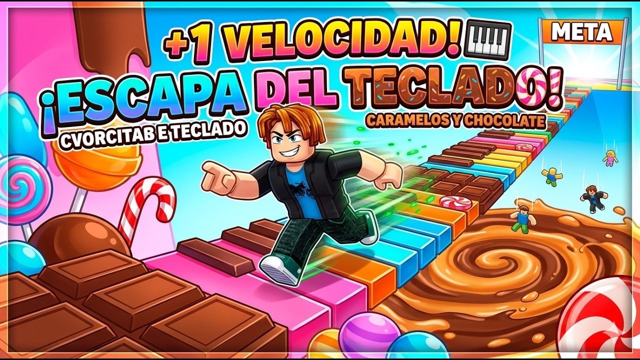 ⚡👑 SOY EL JUGADOR MÁS RÁPIDO DE ESCAPA DEL TECLADO DE VELOCIDAD 🥇🚀ROBLOX